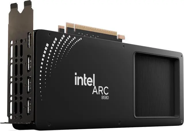 Intel Arc B580 12GB 192 Bit GDDR6 456Gb/s 20 XE Cores  20 Ray Tracking units  Up to 8K Resolution at 120Hz HDR  Intel ARC B580 Limited Edition Battlemage Graphics Card