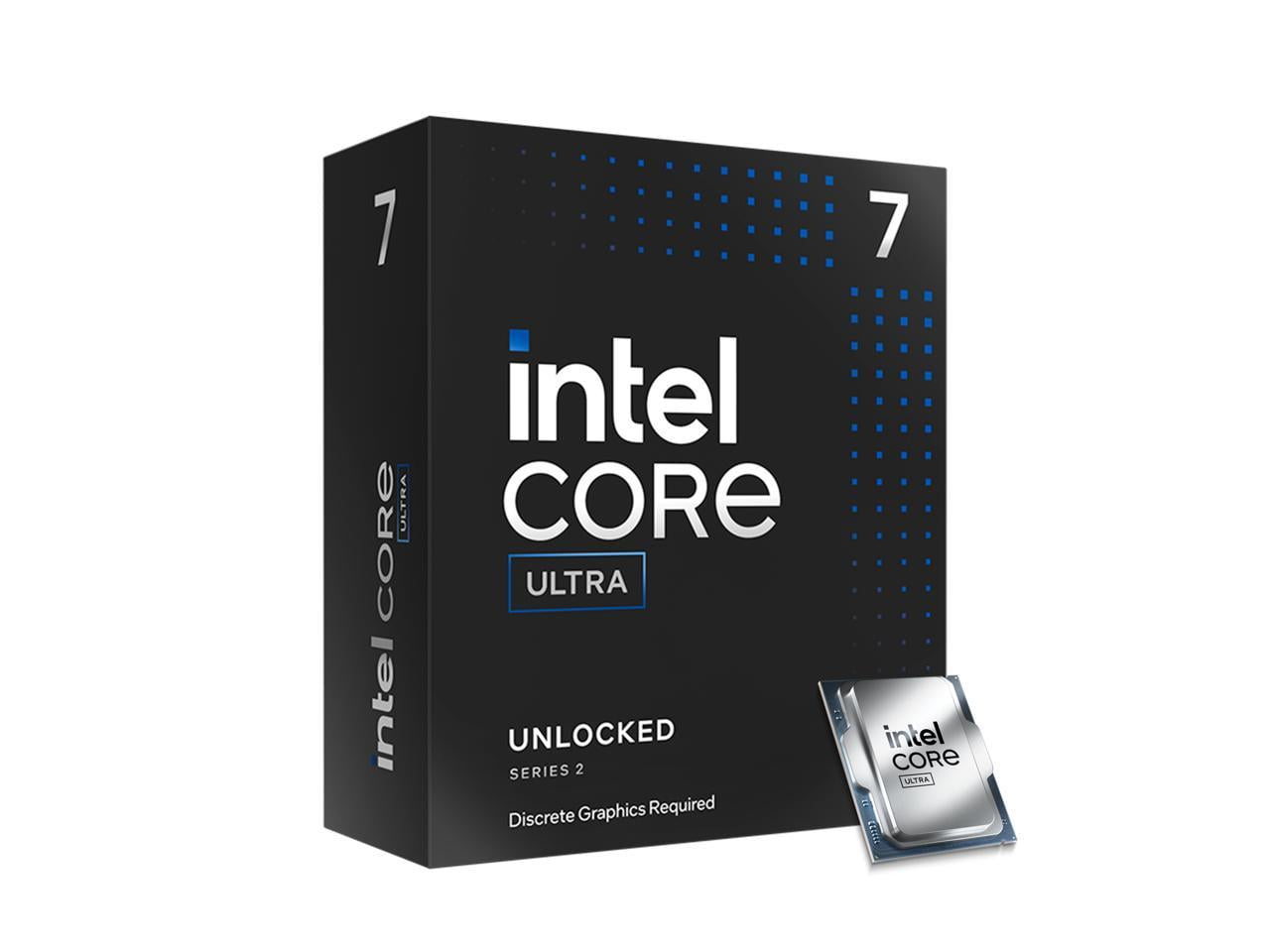 Intel Core Ultra 7 265KF - Core Ultra 7 (Serie 2) Arrow Lake de 20 Núcleos (8P+12E), Procesador de Escritorio LGA 1851, 125W - BX80768265KF
