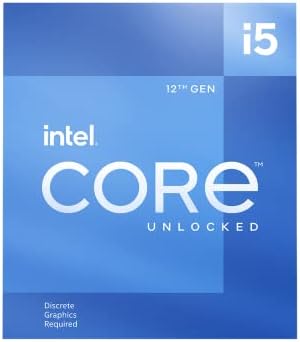 Intel Core i5 12600KF processor 20 MB Smart Cache Box