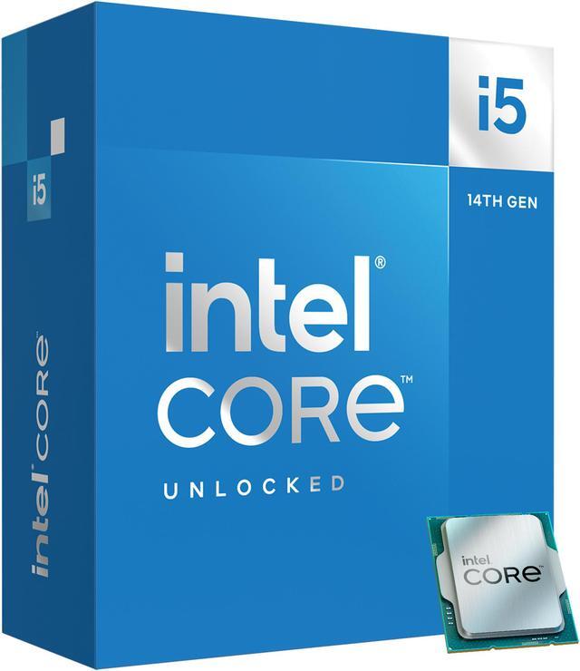 Intel Core i5 14600K   Core i5 14th Gen 14 Core  6P 8E  LGA 1700 125W Intel UHD Graphics 770 Processor   Boxed   BX8071514600K