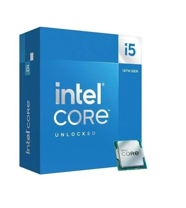 Intel Core i5 14600K Processor  Socket 1700  3 50GHz  14 Core  24MB Cache  Raptor Lake