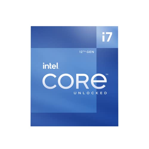 Intel Core i7 12700K Gaming Desktop Processor with Integrated Graphics and 12  8P 4E  Cores up to 5 0 GHz Unlocked LGA1700 600 Series Chipset 125W