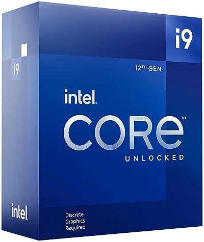 Intel Core i9-12900KF Procesador de escritorio para juegos 16 (8P+8E) núcleos hasta 5.2 GHz desbloqueado LGA1700 Serie 600 Chipset 125W