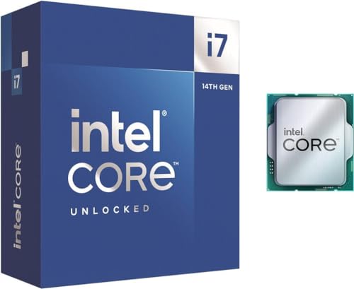 Intel  Core  i7 14700K New Gaming Desktop Processor 20 cores  8 P cores   12 E cores  with Integrated Graphics   Unlocked