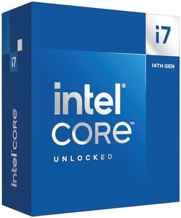 Intel  Core  i7 14700K New Gaming Desktop Processor 20 cores  8 P cores   12 E cores  with Integrated Graphics   Unlocked