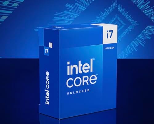 Intel  Core  i7 14700K New Gaming Desktop Processor 20 cores  8 P cores   12 E cores  with Integrated Graphics   Unlocked