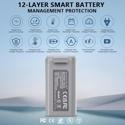 Intelligent Flight Battery Compatible with DJI Mini 4K  Mini 2 MiniSE Mini2 SE Upgraded Drone Battery Replacement Parts 2400mah Up to 31 Minutes of Flying Time