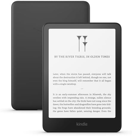 International Version   Amazon Kindle Paperwhite  16 GB    Our fastest Kindle ever  with new 7 glare free display  and weeks of battery life   Black