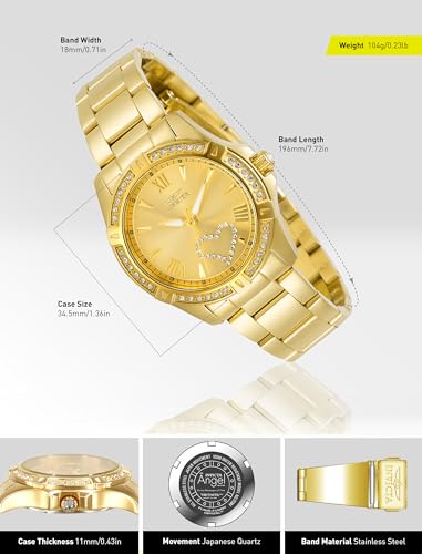 Invicta Angel 21384 Womens Quartz Watch   34 mm