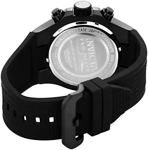Invicta Mens 18741 Pro Diver Analog Display Swiss Quartz Black Watch