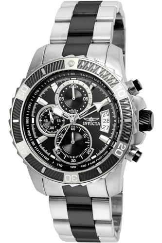 Invicta - Reloj de cuarzo informal de acero inoxidable de dos colores para hombre, modelo Pro Driver