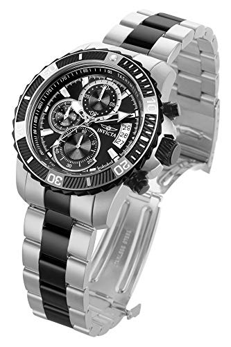 Invicta - Reloj de cuarzo informal de acero inoxidable de dos colores para hombre, modelo Pro Driver