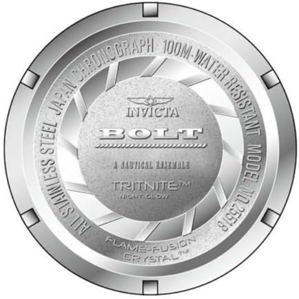 Invicta Mens 25518 Bolt Analog Display Quartz Two Tone Watch