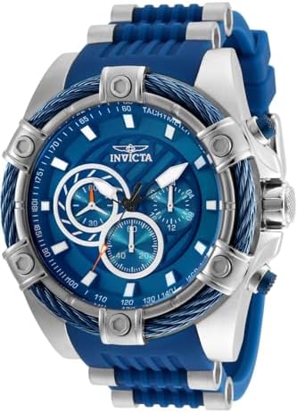 Invicta Mens Bolt Stainless Steel dial  52MM  Blue 