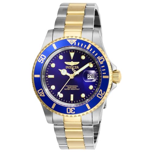 Invicta Mens Pro Diver Quartz Watch with Stainless Steel Strap