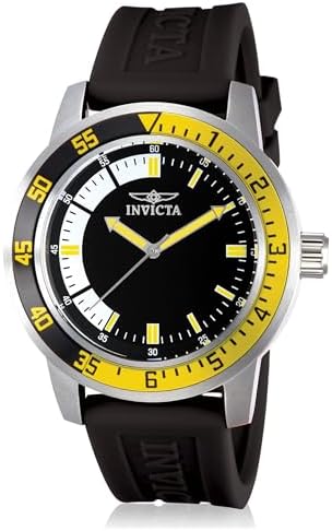 Invicta Mens Specialty Silicone Quartz Watch