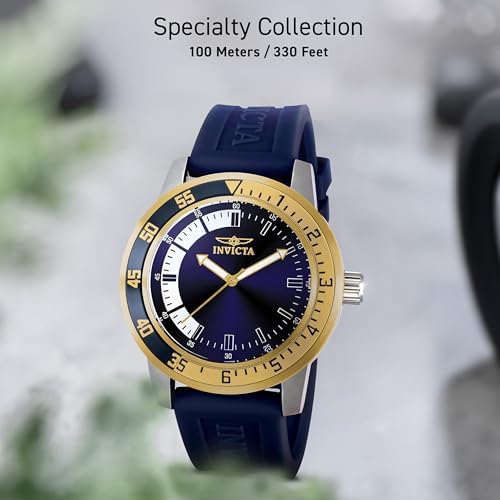 Invicta Mens Specialty Silicone Quartz Watch