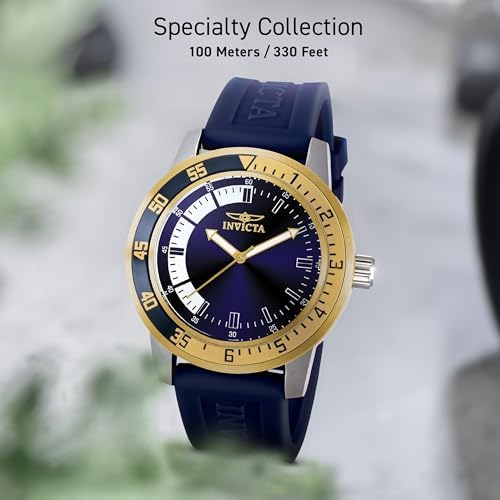Invicta Mens Specialty Silicone Quartz Watch