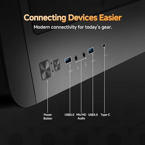 Iota C70 WH ARGB Mid Tower ATX PC Gaming Case Pre Installed 6 ARGB Fans&Hub Real Time Temp Display Backside Mounted MB Panoramic View All Metal Panel Quick Release Type C 3 1 for ATX/MATX/ITX/YTX