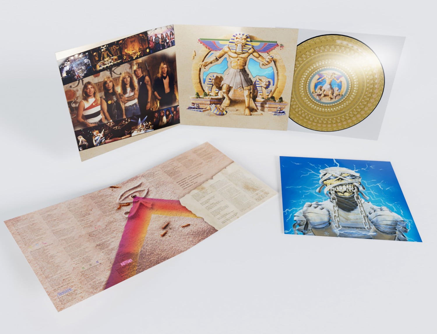 Iron Maiden - Powerslave (Edición Del 40 Aniversario (Exclusivo de Walmart) Vinilo Zoótropo E Impresión Artística 3D