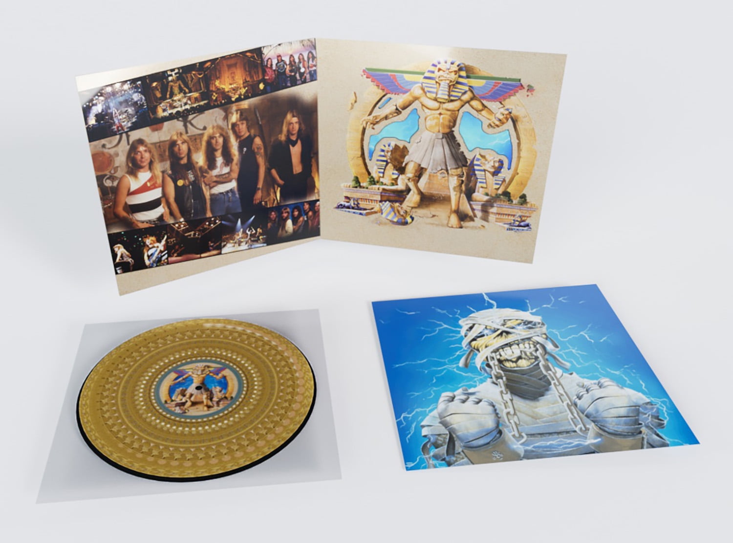 Iron Maiden - Powerslave (Edición Del 40 Aniversario (Exclusivo de Walmart) Vinilo Zoótropo E Impresión Artística 3D