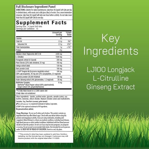 Irwin Naturals Testosterone Up Red 60 Sgels