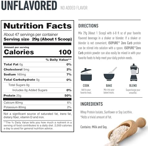 Isopure Zero Carb 100  Pure Whey Isolate Unflavored Protein Powder 3 Lbs   1 Bottle of Clear Protein Water with Electrolytes  15g Whey Protein Isolate  Zero Sugar  Mixed Berry  20 fl oz Bottle