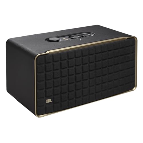 JBL Authentics 500   Retro Style Home Speaker with Bluetooth  Voice Control  and Dolby Atmos  Multi Room Playback  Built in Alexa and Google Assistant  Automatic self tuning