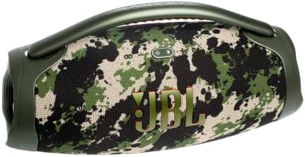 JBL Boombox 3 Black Portable Bluetooth Speaker with Massive Sound  Deepest Bass  IPX7 Waterproof  24H Playtime  PartyBoost