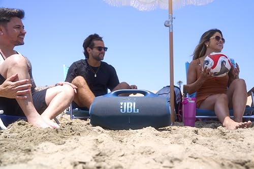 JBL Boombox 4   Most Powerful Portable Waterproof Speaker with Massive Pro Sound  Up to 34 Hours of Playtime  & Multi Speaker Connection by Auracast   Black 