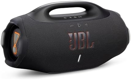 JBL Boombox 4   Most Powerful Portable Waterproof Speaker with Massive Pro Sound  Up to 34 Hours of Playtime  & Multi Speaker Connection by Auracast   Squad 