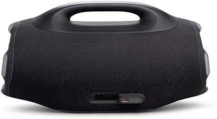 JBL Boombox 4   Most Powerful Portable Waterproof Speaker with Massive Pro Sound  Up to 34 Hours of Playtime  & Multi Speaker Connection by Auracast   Black 