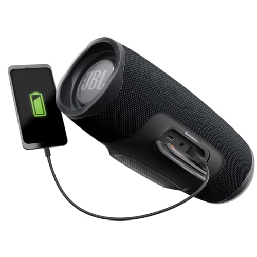 JBL Charge 4   Waterproof Portable Bluetooth Speaker   Black