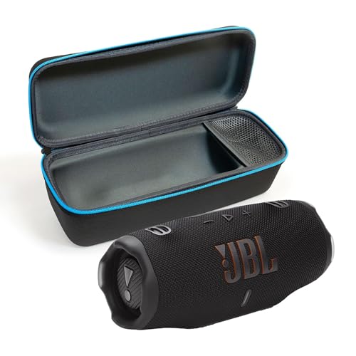JBL Charge 6  Black    Bundle with divvi  Protective Hardshell Case  Black