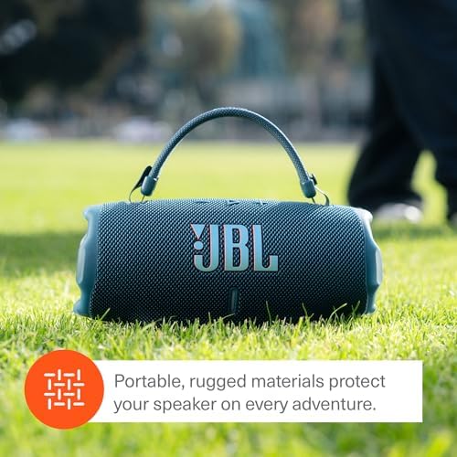 JBL Charge 6  Black    Bundle with USB C Braided Cable