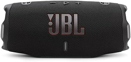 JBL Charge 6   Portable Waterproof & Drop Proof Bluetooth Speaker  Bold JBL Pro Sound with AI Sound Boost  28Hrs of Playtime  Built in powerbank & Comes with a Sturdy/Removable Carrying Strap  Black 