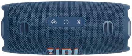 JBL Charge 6   Portable Waterproof & Drop Proof Bluetooth Speaker  Bold JBL Pro Sound with AI Sound Boost  28Hrs of Playtime  Built in powerbank & Comes with a Sturdy/Removable Carrying Strap  Blue