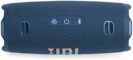 JBL Charge 6   Portable Waterproof & Drop Proof Bluetooth Speaker  Bold JBL Pro Sound with AI Sound Boost  28Hrs of Playtime  Built in powerbank & Comes with a Sturdy/Removable Carrying Strap  Blue 