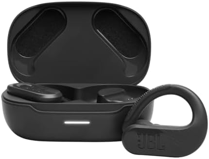 JBL Endurance Peak 3   Dust and Water Proof  IP68  True Wireless Active Earbuds  JBL Pure Bass Sound  Up to 50 Total Hours of Playback with Speed Charge  Ambient Aware & Talk Thru  Black 