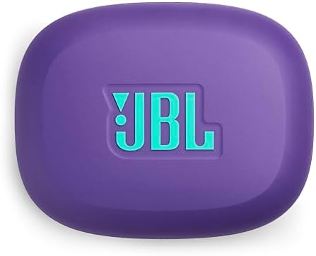 JBL Endurance Peak 4   True Wireless Noise Cancelling Sport Earbuds  Up to 48Hrs Total Playback  Water & dust Proof  IP68   Secure fit with TwistLock  Design  & 6 mics for Perfect Calls  Purple/Teal 