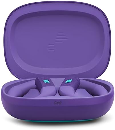 JBL Endurance Peak 4   True Wireless Noise Cancelling Sport Earbuds  Up to 48Hrs Total Playback  Water & dust Proof  IP68   Secure fit with TwistLock  Design  & 6 mics for Perfect Calls  Purple/Teal 