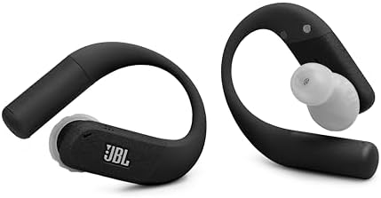 JBL Endurance Peak 4   True Wireless Noise Cancelling Sport Earbuds  Up to 48Hrs Total Playback  Water & dust Proof  IP68   Secure fit with TwistLock  Design  & 6 mics for Perfect Calls  Black/Grey 