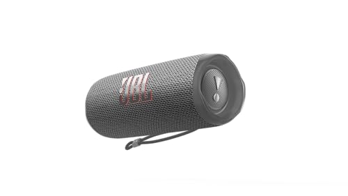 JBL Flip 6   Portable Bluetooth Speaker  powerful sound and deep bass  IPX7 waterproof  12 hours of playtime  JBL PartyBoost for multiple speaker pairing for home  outdoor and travel  Grey 