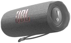JBL Flip 6   Portable Bluetooth Speaker  powerful sound and deep bass  IPX7 waterproof  12 hours of playtime  JBL PartyBoost for multiple speaker pairing for home  outdoor and travel  Black 