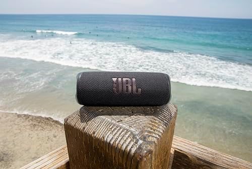JBL Flip 6   Portable Bluetooth Speaker  powerful sound and deep bass  IPX7 waterproof  12 hours of playtime  JBL PartyBoost for multiple speaker pairing for home  outdoor and travel  Black 
