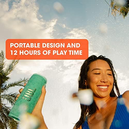 JBL Flip 6   Portable Bluetooth Speaker  powerful sound and deep bass  IPX7 waterproof  12 hours of playtime  JBL PartyBoost for multiple speaker pairing for home  outdoor and travel  Camo
