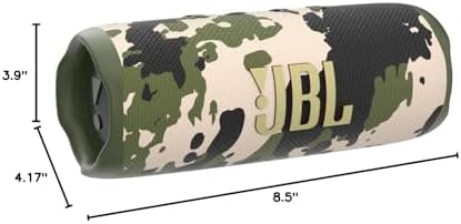 JBL Flip 6   Portable Bluetooth Speaker  powerful sound and deep bass  IPX7 waterproof  12 hours of playtime  JBL PartyBoost for multiple speaker pairing for home  outdoor and travel  Camo