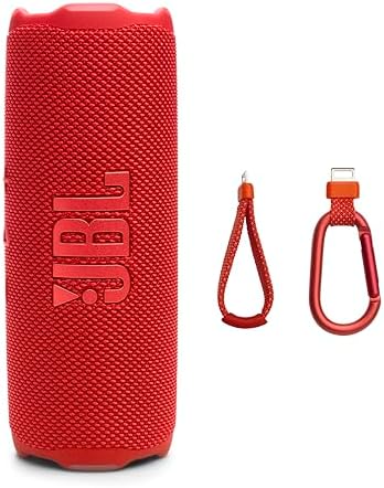 JBL Flip 7   Portable Waterproof and Drop Proof Speaker  Bold JBL Pro Sound with AI Sound Boost  16Hrs of Playtime  and PushLock System with Interchangeable Accessories  Black 