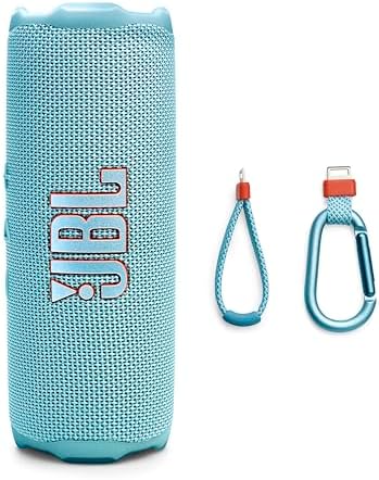 JBL Flip 7   Portable Waterproof and Drop Proof Speaker  Bold JBL Pro Sound with AI Sound Boost  16Hrs of Playtime  and PushLock System with Interchangeable Accessories  Black 