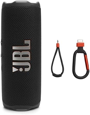 JBL Flip 7 - Altavoz portátil impermeable y a prueba de caídas, Bold JBL Pro Sound con AI Sound Boost, 16 horas de tiempo de reproducción, y sistema PushLock con accesorios intercambiables (Negro)